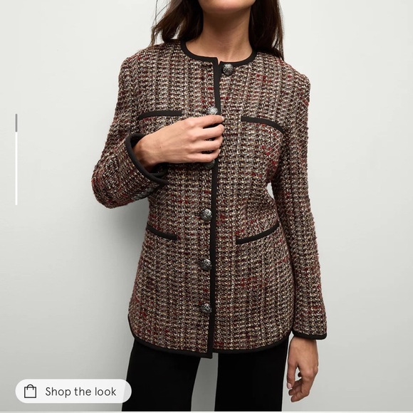 Veronica Beard Watkins tweed Dickey jacket sz 16